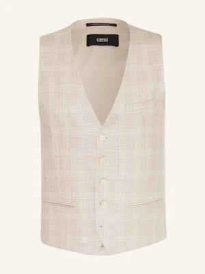 Cinque Kamizelka Garniturowa Civitra Extra Slim Fit beige