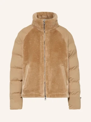 Cinque Kurtka Citami Z Mieszanki Materiałów beige
