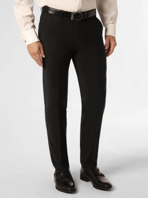 Cinque Męskie spodnie od garnituru modułowego Mężczyźni Super Slim Fit Sztuczne włókno czarny jednolity,