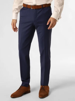 Cinque Męskie spodnie od garnituru modułowego Mężczyźni Super Slim Fit Sztuczne włókno niebieski jednolity,