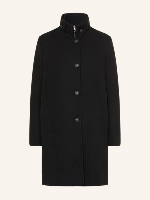 Cinque Płaszcz Ciasina Z Odpinanym Kołnierzem schwarz CZARNY