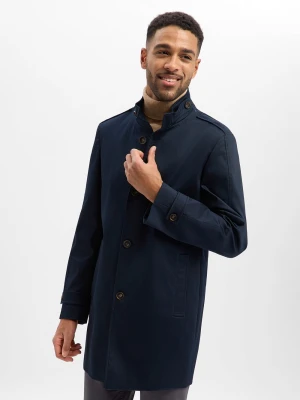 Cinque Płaszcz - CIScale Mężczyźni niebieski jednolity,