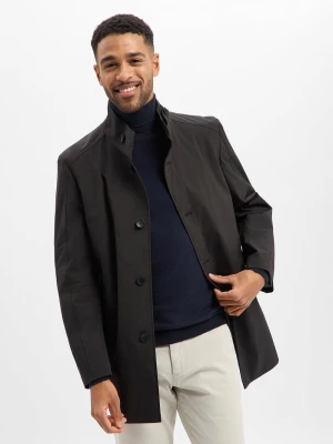 Cinque Płaszcz - CIScore Mężczyźni czarny jednolity,