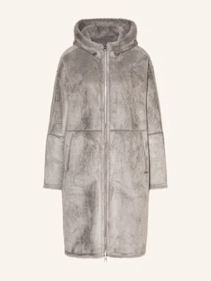 Cinque Płaszcz Ze Sztucznego Futra Cisaffira, Model Dwustronny grau