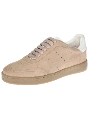 Cinque Skórzane sneakersy "Lucia" w kolorze beżowym rozmiar: 39