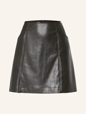 Cinque Spódnica Cicaro Z Imitacji Skóry schwarz