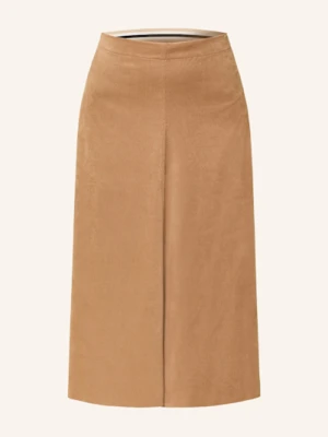 Cinque Spódnica Z Dżerseju Ciroadster Z Imitacji Skóry braun