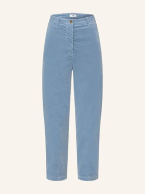 Cinque Spodnie 7/8 Cislya Z Aksamitu blau