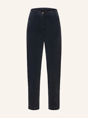 Cinque Spodnie 7/8 Cislya Z Aksamitu blau