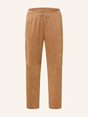 Cinque Spodnie 7/8 Cisola Z Imitacji Skóry braun