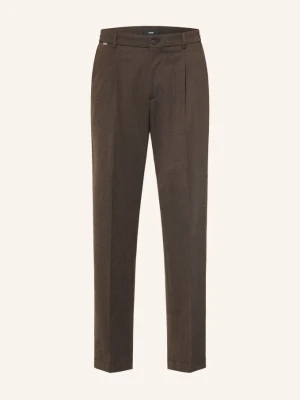 Cinque Spodnie Garniturowe Cileto Ultra Relaxed Fit braun 28 DUNKELBRAUN