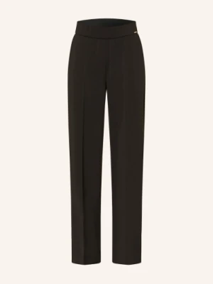 Cinque Spodnie Marlene Cisilasso Z Dżerseju schwarz