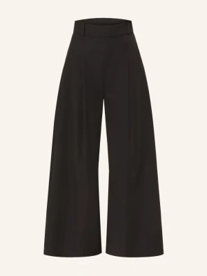 Cinque Spodnie Typu Culotte Cisora schwarz CZARNY