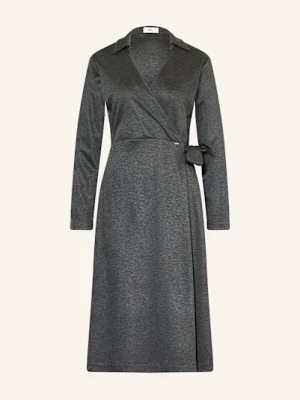 Cinque Sukienka Z Dżerseju Cievion W Stylu Kopertowym grau