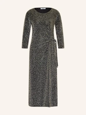 Cinque Sukienka Z Dżerseju Ciglinlo Z Rękawami 3/4 I Błyszczącą Przędzą silber