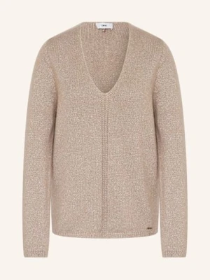 Cinque Sweter Cijuny Z Błyszczącą Przędzą braun