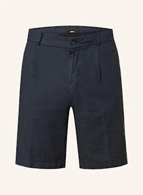 Cinque Szorty Chinosy Cisalto Regular Fit Z Lnem blau