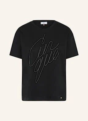 Cinque T-Shirt Cipardis Z Ozdobnymi Kamykami schwarz