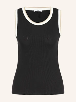 Cinque Top Ciral Z Błyszczącą Przędzą schwarz