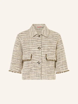 Cinque Żakiet Pudełkowy Z Tweedu Cilucky Z Rękawami 3/4 gruen