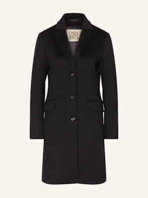 Cinzia Rocca Płaszcz Wełniany blau