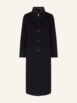 Cinzia Rocca Płaszcz Wełniany schwarz