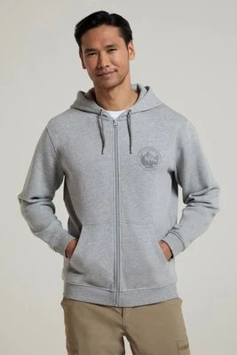 Circle Mountain bluza z kapturem zapinana na zamek - Grey Mountain Warehouse