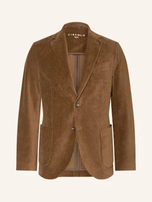 Circolo 1901 Marynarka Sztruksowa Slim Fit braun