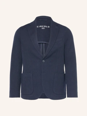 Circolo 1901 Marynarka Z Jerseyu O Kroju Slim Fit blau GRANATOWY
