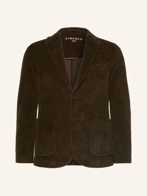 Circolo 1901 Marynarka Z Sztruksu O Kroju Slim Fit gruen CIEMNOZIELONY