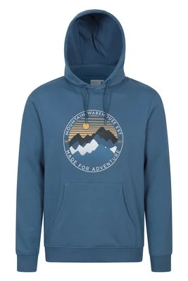 Circular Sunset-  męska bluza z kapturem z nadrukiem - Blue Mountain Warehouse