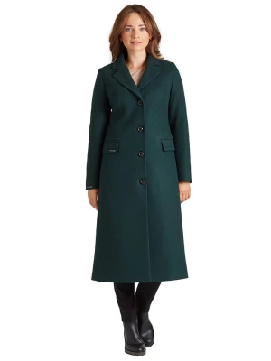 Ciriana Wełniany płaszcz w kolorze ciemnozielonym rozmiar: 40