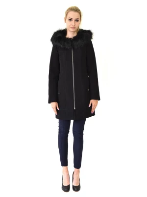 Ciriana Wełniany płaszcz w kolorze czarnym rozmiar: 42