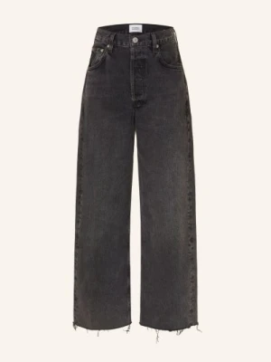 Citizens Of Humanity Jeansy Cropped Ayla Raw Hem schwarz