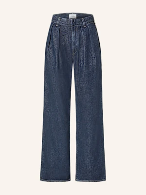 Citizens Of Humanity Jeansy Wide Leg Petra Pleated Trouser blau
