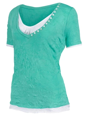 CL Koszulka w kolorze turkusowo-białym rozmiar: 44