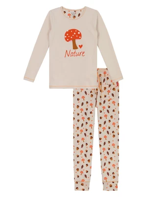 Claesens Piżama w kolorze beżowym ze wzorem rozmiar: 164