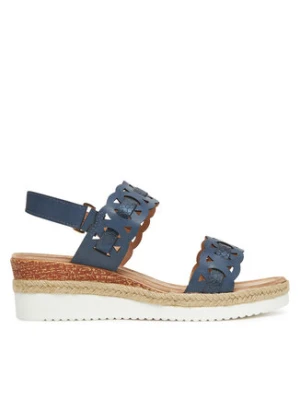Clara Barson Espadryle WS2189-52 Granatowy