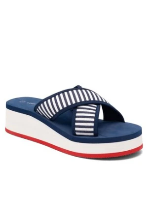 Clara Barson Klapki KRISTY WSS20782-01 Granatowy