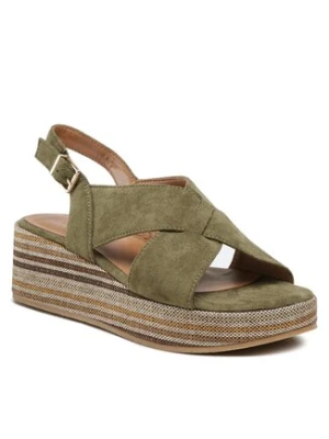 Clara Barson Sandały WS22127-02 Khaki