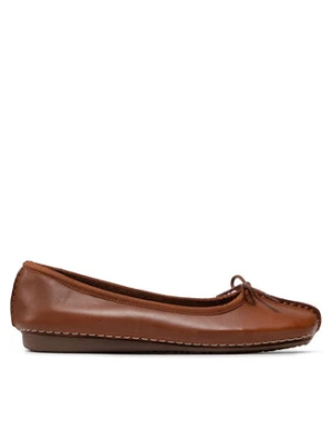 Clarks Baleriny Freckle Ice 203529304 Brązowy