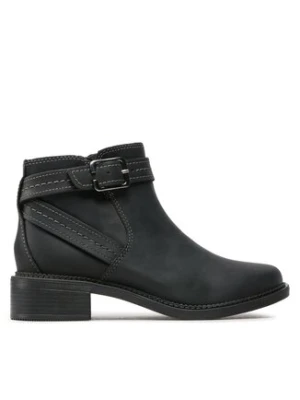 Clarks Botki Maye Strap 261680754 Czarny