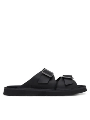 Clarks Klapki Solsbury Strap 26180885 Czarny