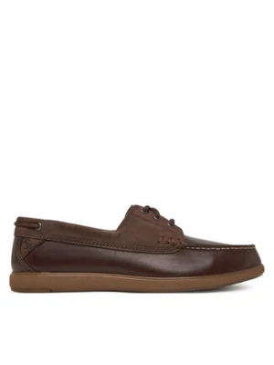 Clarks Mokasyny Bratton Boat 26181271 Brązowy