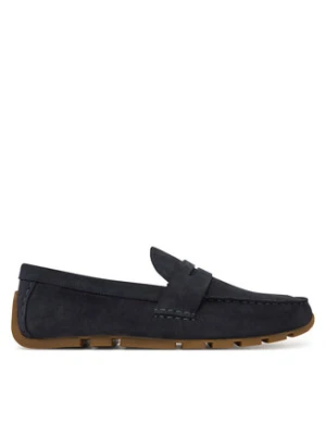 Clarks Mokasyny Corsley Bar 26184514 Granatowy