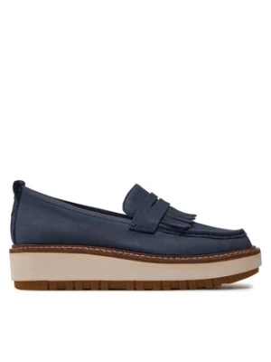 Clarks Mokasyny Oriannaw Loafer 26176639 Granatowy