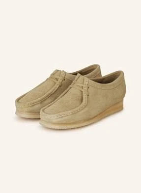 Clarks Originals Botki Zamszowe Wallabee. beige