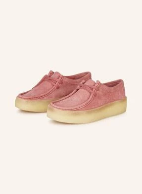 Clarks Originals Botki Zamszowe Wallabee Cup pink