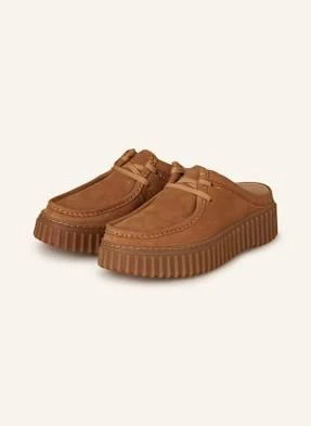 Clarks Originals Klapki Na Platformie Torhill braun