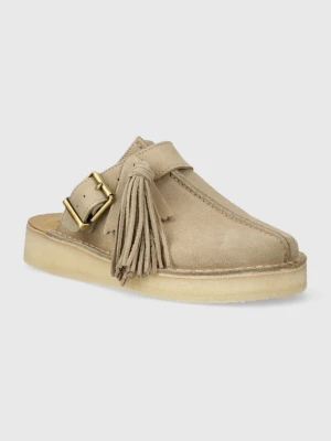 Clarks Originals klapki zamszowe Trek Mule